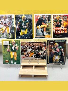 Brett Favre Vintage Rookie card in Packers lot of 7